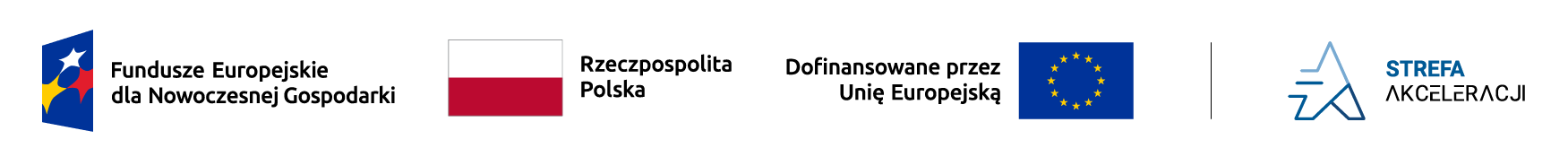 Strefa Akceleracji - EU funding logos